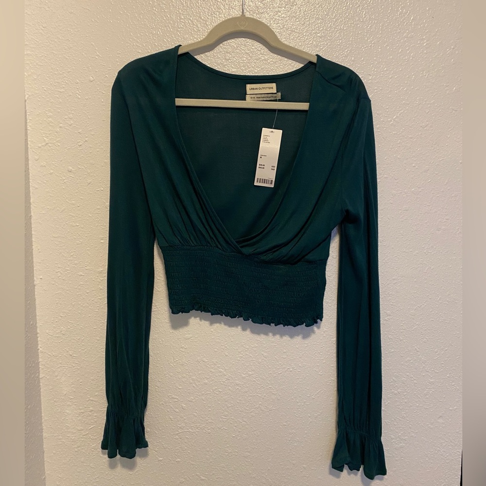 Urban Outfitters green crop top